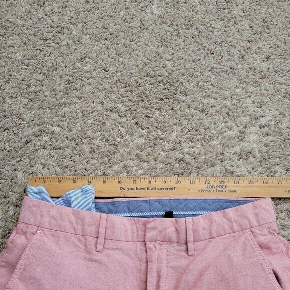 J Crew Pants Mens 32x32.5 Tag 32x34 Pink Bowery Urban Slim Preppy Chino - Picture 5 of 8